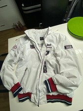 Paul Shark Herren Jacke weiß mit Kapuze gebraucht Größe XXL