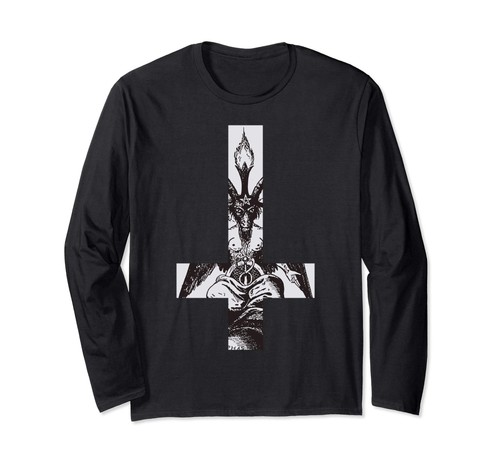 Langarmshirt baphomet okkult - langarmshirt,