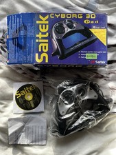 Saitek Cyborg 3D Pad Joystick Joypad 1998- Komplettpaket einmal benutzt