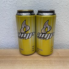 2012 AMP Energy Lemonade Empty Cans Canada Soda Mountain Dew Pepsi Collection