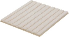 Kleine Wolke Bad Matte Vorleger Teppich CORD 100% Polyacryl sandbeige 60x60cm