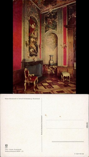 Ansichtskarte rudolstadt - ansichtskarte,