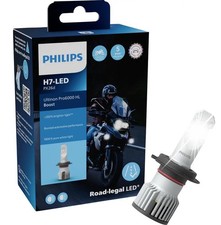 Philips Ultinon Pro6000 Boost HL * H7 * Motorrad * Restgarantie * StVOzugelassen