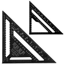 Zimmermannswinkel Bauwinkel Messwinkel Profi Anschlags Winkel Dreieck Alu