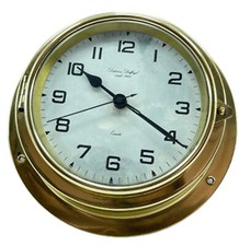 Datema Delfxijl Brass Clock