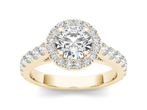 Echter 14k gelbgold karat - karat, im
