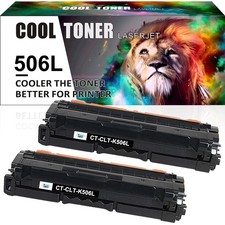 2x Toner für Samsung CLT 506L CLP680DW CLP680ND CLX6260FR 6260FD 6260FW 6260ND