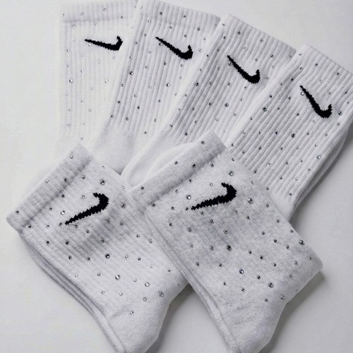 Nike strass socken - socken, weiß