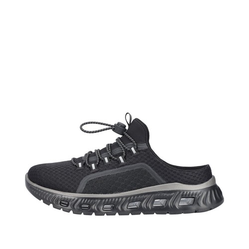 Rieker pantolette schwarz - rieker,