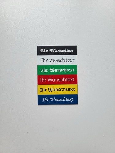 Namensschild einleger - namensschild,