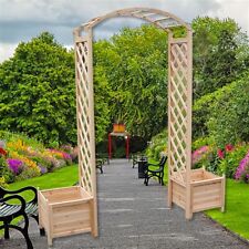 Rosenbogen Holz Pergola