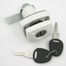 Klappenschloss Schloss Serviceklappe Gaskasten Wohnwagen Wohnmobil Caravan weiß