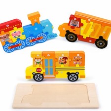 Holz Puzzle Set Kinder