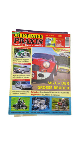 Oldtimer praxis von 2010 - 11,