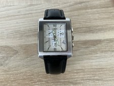 Christ Chronograph Edelstahl Herren-Uhr mit Datumzeige