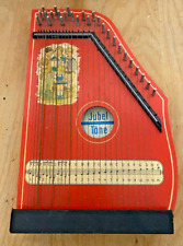 Kinder Zither von Jubel Töne - Musikinstrument mit Saiten - Rot Vintage