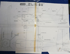 Webra 4240 Zlin 50 RC-Motorflugmodell Bauhinweise u Bauplan Konstr.:W.Habe -3-