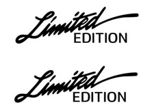 Auto Aufkleber Limited Edition