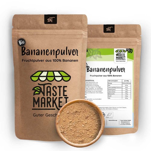 Bio bananenpulver - bio,