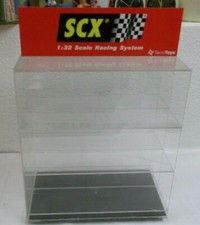 70er Tecni Toys SCX  Tresen vitrine Schauvitrine Verkaufsregal Acryl MODELLAUTO