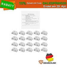 20x Bremsleitung Clips Passend
