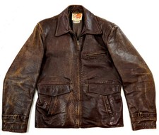 KNOPF US Barnstormer Horeshide Vintage Lederjacke 48 M