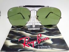 RARE Ray-Ban Bausch&Lomb vintage W0882 Outdoorsman II 62mm gunmetal silber RB-3