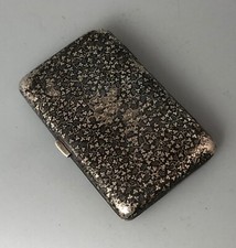Antikes französisches massives Silver & Niello Cheroot Etui ALZX
