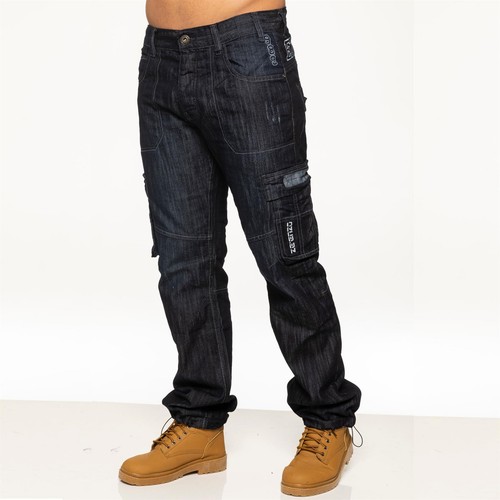 Enzo herren cargo combat jeans - herren,