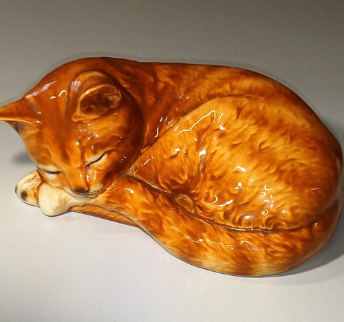 Goebel katze liegend - katze,