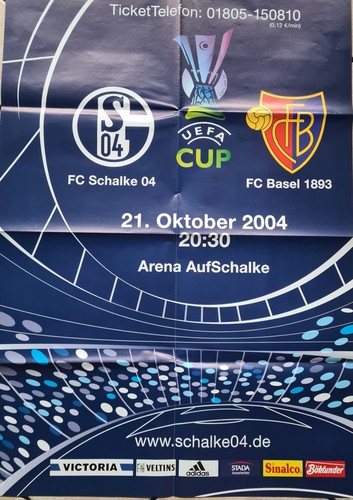 Plakat schalke basel - schalke, 04