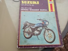 SUZUKI GT, Z & TS 50 HEU HANDBUCH1977-83 VINTAGE MOTORRAD SCHAUNENFUND AUTOJUMBLE