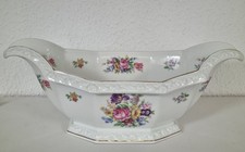 Rosenthal Maria Selb-Bavaria Goldrand 38cm Floral Blumenmuster Porzellan