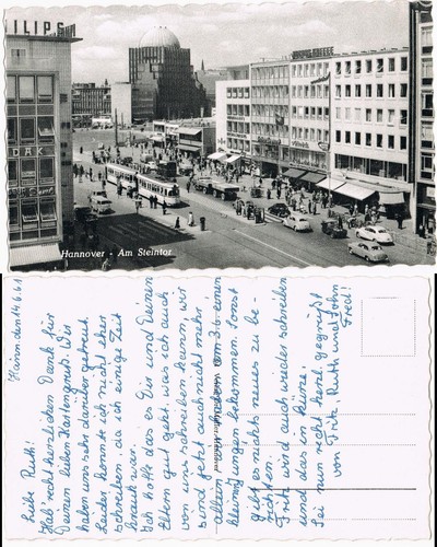 Ansichtskarte hannover - ansichtskarte,