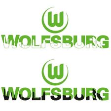 Aufkleber Skyline Doppelpack 12 x 10 cm VFL Wolfsburg