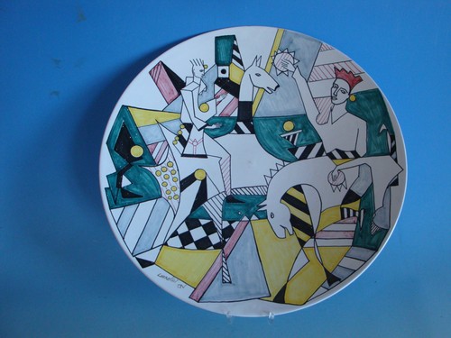 Vintage künstler schale bowl - schale,