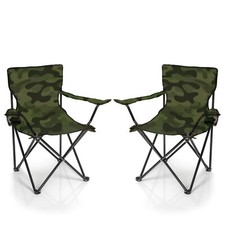 2x Faltstuhl Tarnmuster
