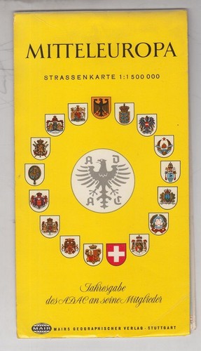 Strassenkarte mitteleuropa - strassenkarte,