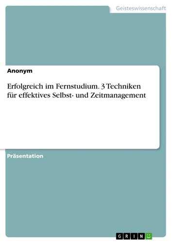 Erfolgreich fernstudium 3 - im,