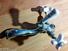 antike Badewannenarmatur, mit