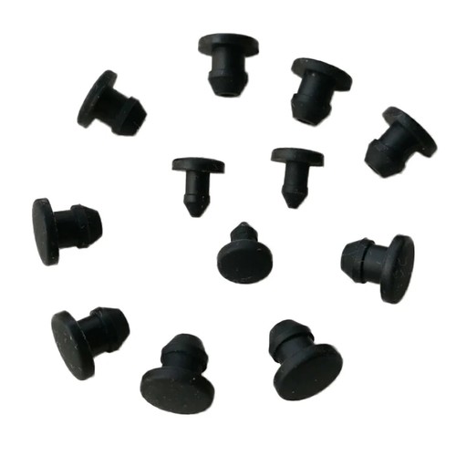 Schwarz silikon gummi - schwarz,