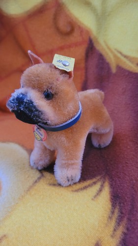 Steiff hund boxer 10cm - steiff,