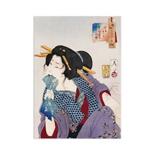 Japanische Ukiyo-E Wand Kunstdruck Poster Holzschnitt Deko A3 Geisha Tatoo Maiko
