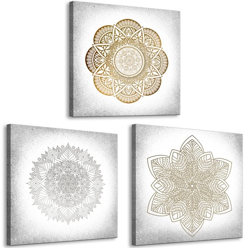 Mandala blumen orient - mandala, silber