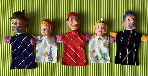 Handpuppen 5er set - set, zauberer