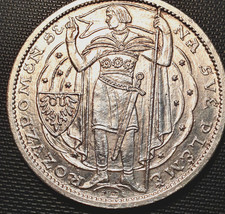 Münzen & Medaillen Tschechien Silbermedaille 1929 Heiliger Wenzel