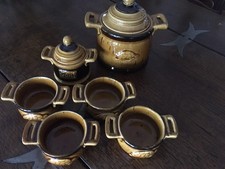 GALLO PROVENCE, KLEINE SUPPENTERRINE MIT SCHÄLCHEN UND SENFTÖPFCHEN