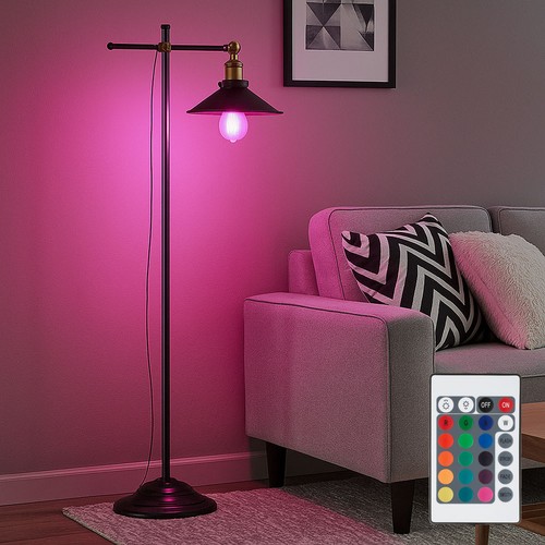 Led steh lampe alt messing - steh,