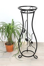Blumensäule metall schwarz - blumensäule,