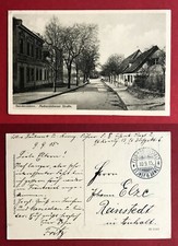 AK SANDERSLEBEN 1915 Blick in die Ascherslebener Strasse  ( 80941